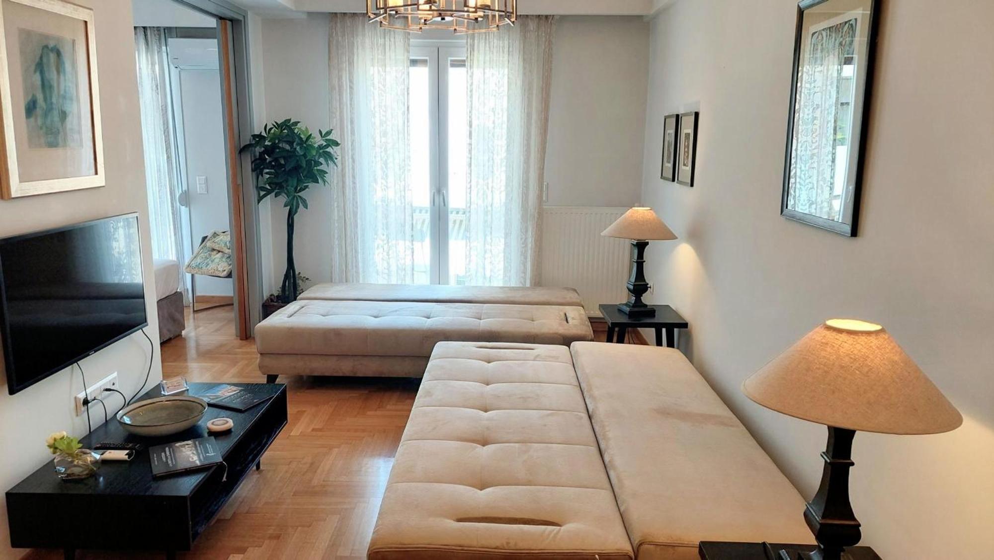 Elegant Apartment In Acropolis Athen Exterior foto