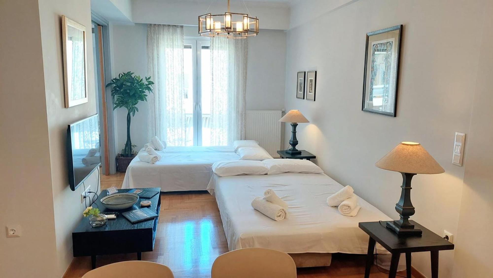 Elegant Apartment In Acropolis Athen Exterior foto