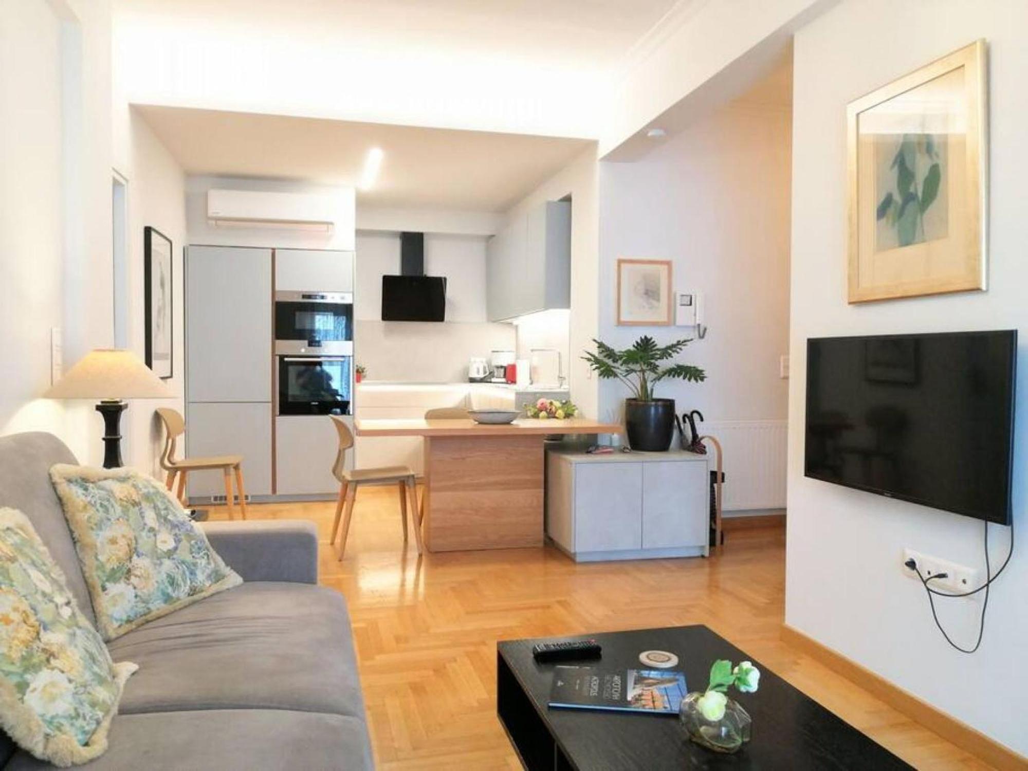 Elegant Apartment In Acropolis Athen Exterior foto
